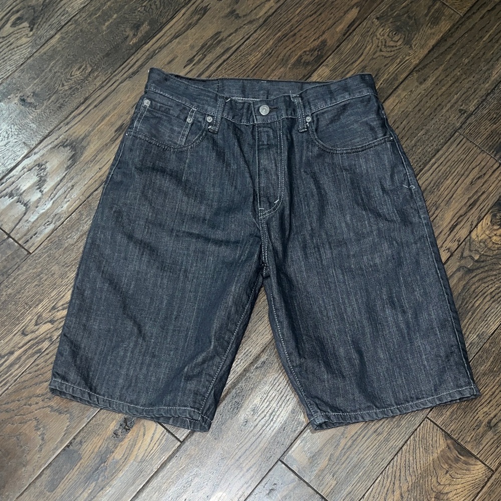 Levi's Dark‎ Gray Denim Men's Shorts 90s Y2K
